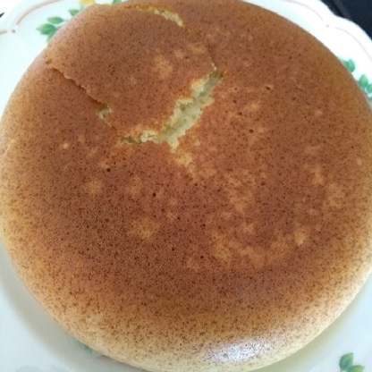 ホットケーキ焼くと、つきっきりで結構時間かかるので、炊飯器にお任せで、その間に他のことをできるのはありがたいです！